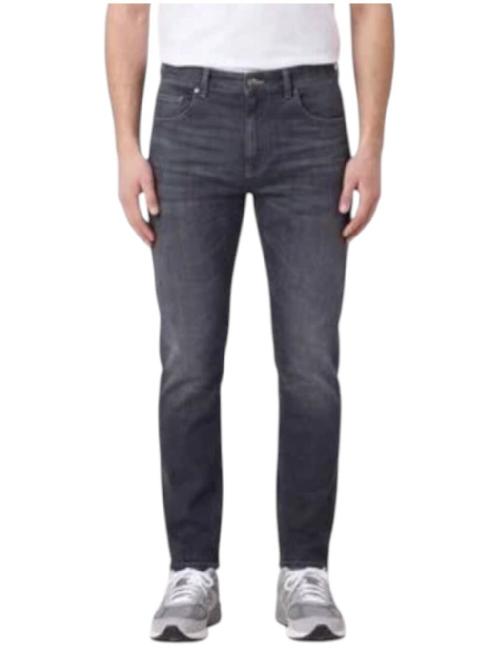 Eleventy Milano 5 Pocket Trousers Pants Denim Jeans Mens 36 Gray Faded Black